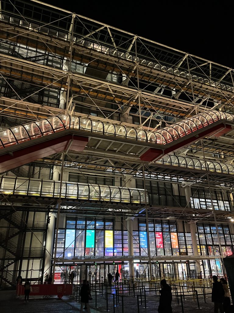 Exterior Centre Pompidou, Paris